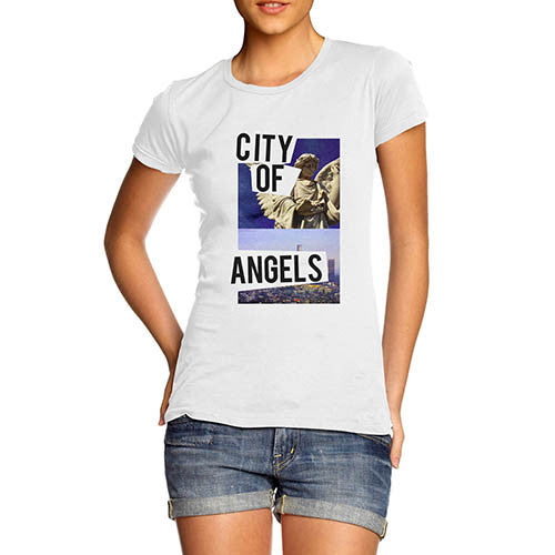Womens City Of Angels Graphic T-Shirt