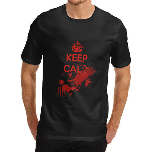 Mens Keep Clam Blood Stains T-Shirt