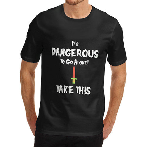 Mens It's Dangerous To Go Alone T-Shirt