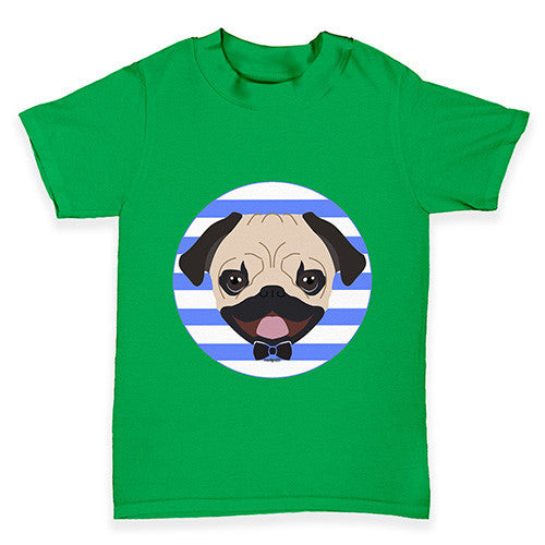 Cute Pug Dog Baby Toddler T-Shirt