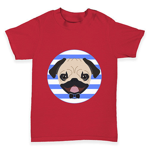 Cute Pug Dog Baby Toddler T-Shirt