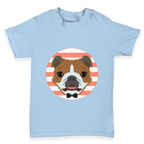 Cute Bulldog Baby Toddler T-Shirt