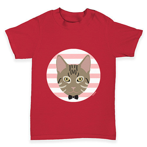 Tabby Cat Baby Toddler T-Shirt