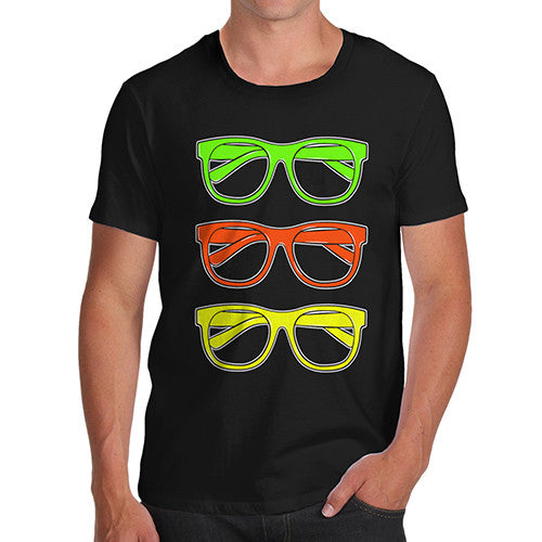 Men's Multicolour Specs T-Shirt