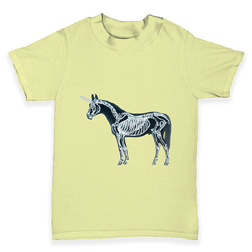 X-ray Unicorn Baby Toddler T-Shirt