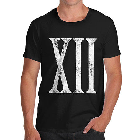 Mens XII Roman Numbers T-Shirt