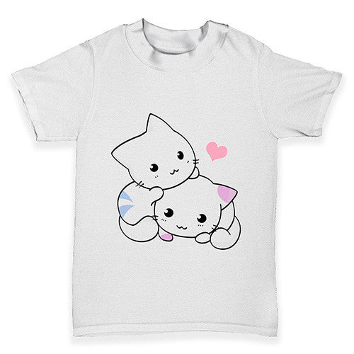 Loveable Cute Cats Baby Toddler T-Shirt