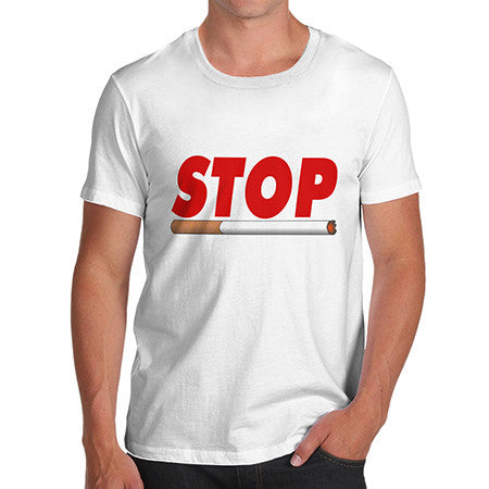 Mens Stop Smoking T-Shirt