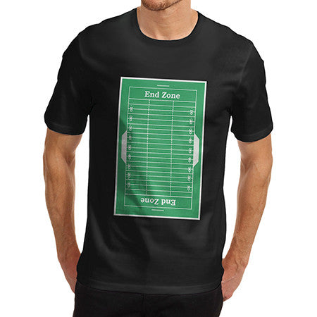 Mens American Football Field T-Shirt