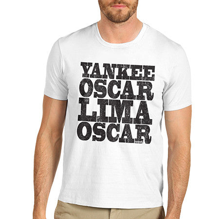Mens Yankee Oscar Lima Oscar T-Shirt