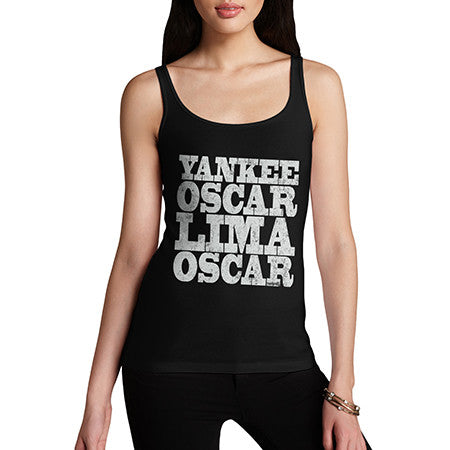 Womens Yankee Oscar Lima Oscar Tank Top