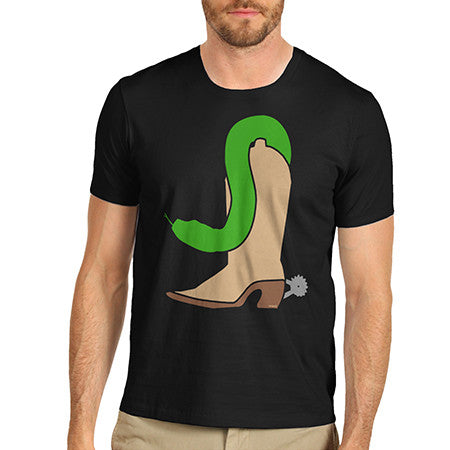 Mens There's A Snake In My Boot T-Shirt