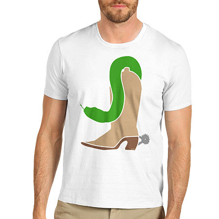 Mens There's A Snake In My Boot T-Shirt