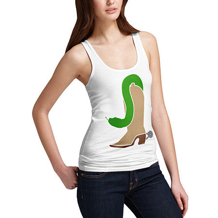 Womens There's A Snake In My Boot Tank Top