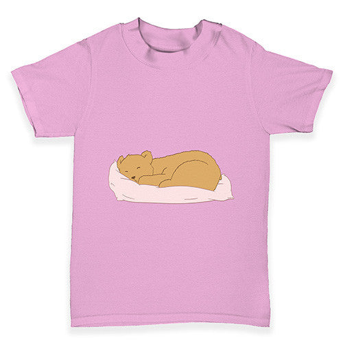 Silly Bear Sleeping Baby Toddler T-Shirt
