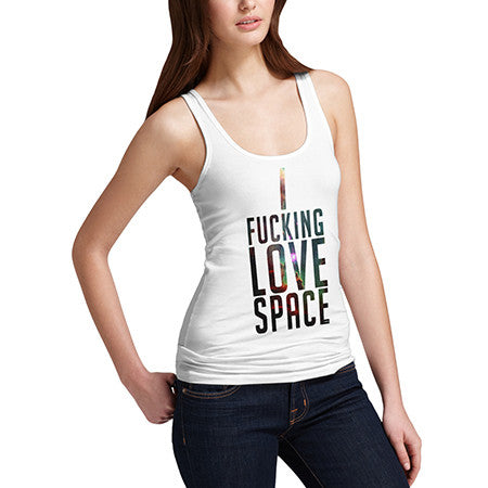 Women's I Love Space Tank Top