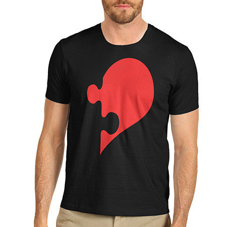 Men's Heart Puzzle Piece T-Shirt