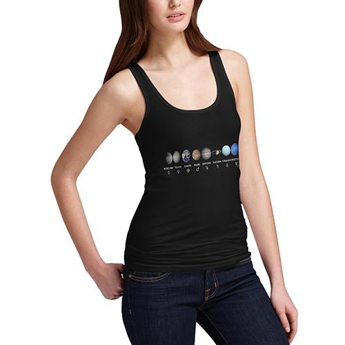 Women's Planet In Our Solar System Tank Top