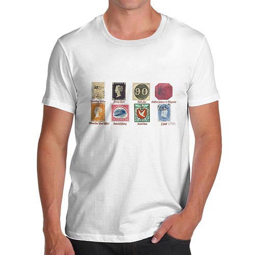 Men's Old Stamps Collection T-Shirt