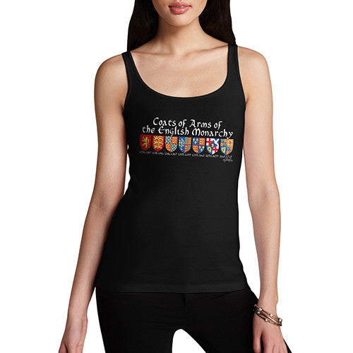 Women's English Monarchy Coat Of Arms Tank Top