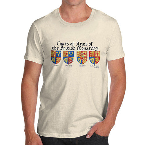 Men's British Monarchy Coats Of Arms T-Shirt