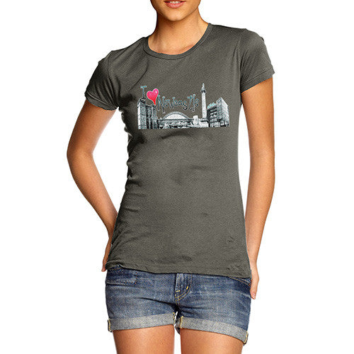 Women's I Love Newcastle T-Shirt