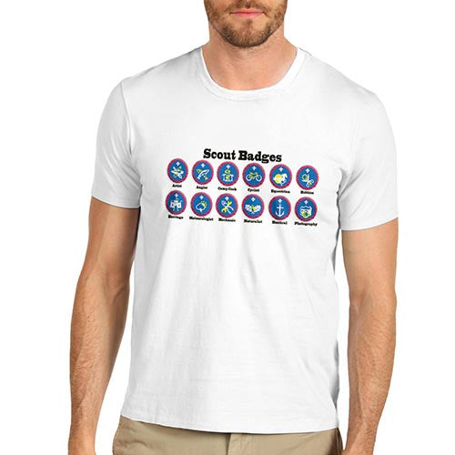 Men's Scout Badges T-Shirt