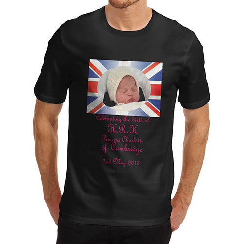 Men's Royal Baby Princess Charlotte First Photo T-Shirt