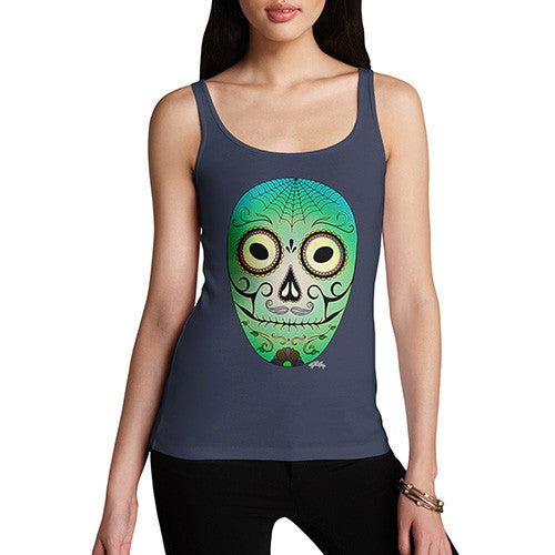 Women's Day of the Dead Mask Tank Top