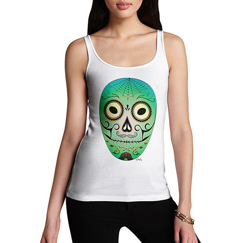 Women's Day of the Dead Mask Tank Top