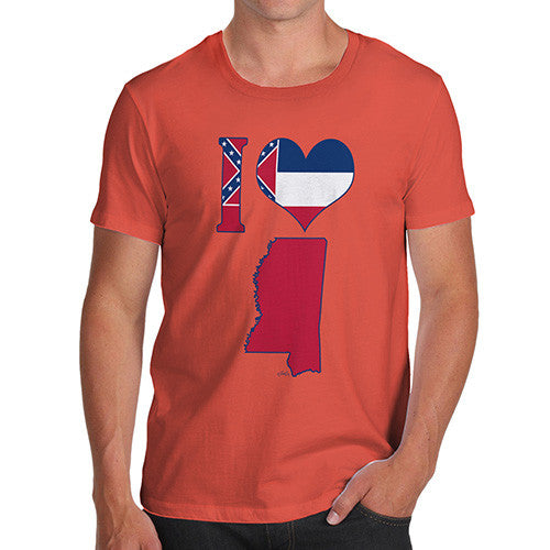 Men's I Love Mississippi T-Shirt