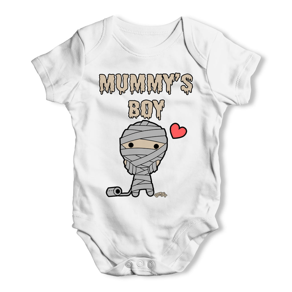 Scary Mummy's Boy Baby Grow Bodysuit