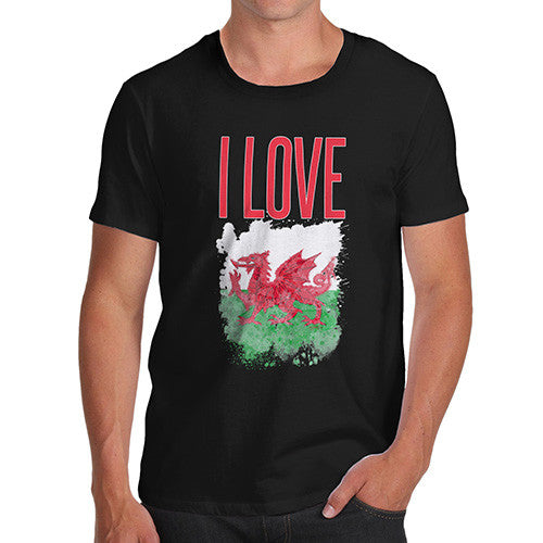 Men's I Love Wales T-Shirt