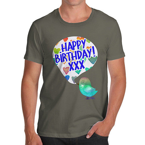 Men's Happy Birdy Birthday T-Shirt