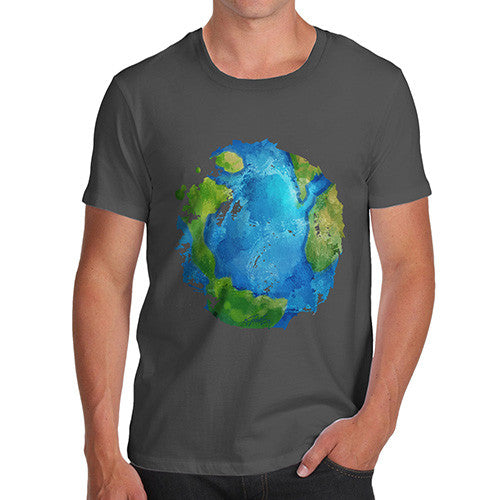 Men's Global Warming Melting Earth T-Shirt