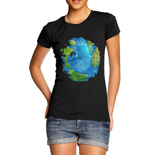 Women's Global Warming Melting Earth T-Shirt