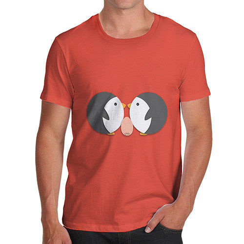 Men's Lovely Love Penguins T-Shirt