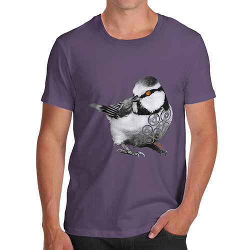 Men's Clockwork Steampunk Bird T-Shirt