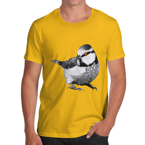 Men's Clockwork Steampunk Bird T-Shirt