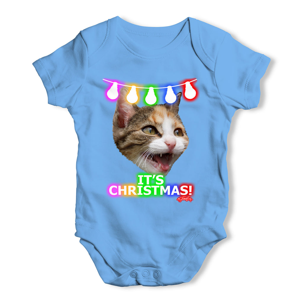 It's Christmas! Cat Baby Grow Bodysuit