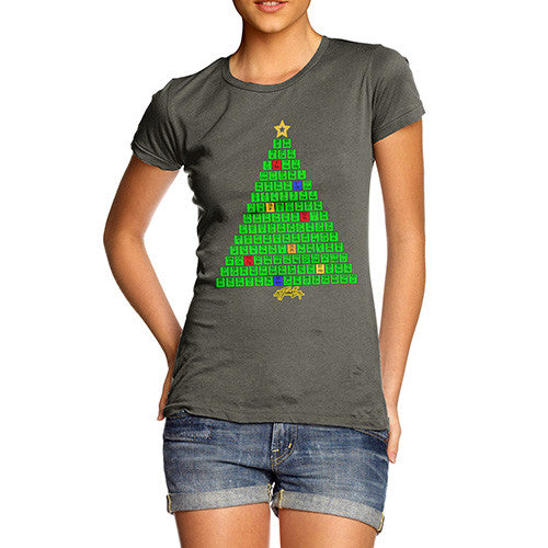 Women's Periodic Table Christmas Tree T-Shirt