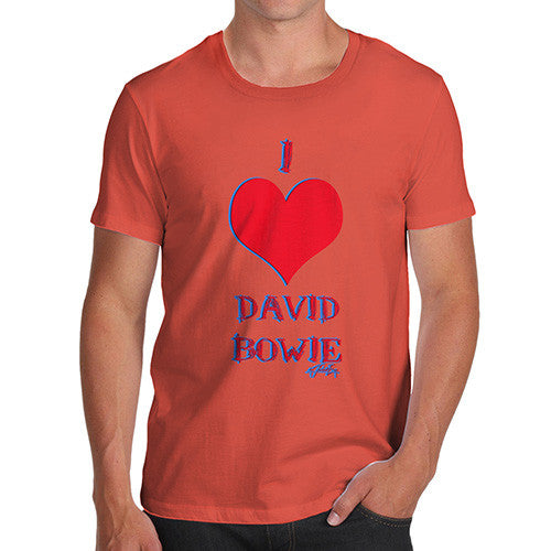 Men's I Love David Bowie T-Shirt