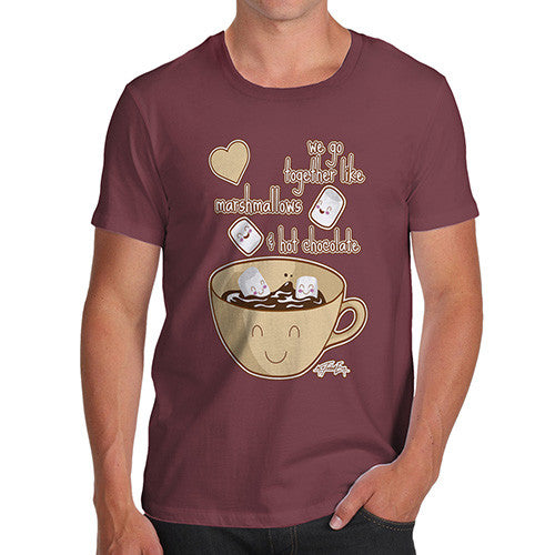 Men's We Go Together Like Marshmallows + Hot Chocolate T-Shirt