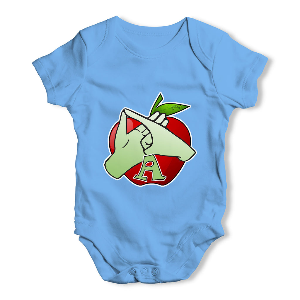 Sign Language Letter A Baby Grow Bodysuit