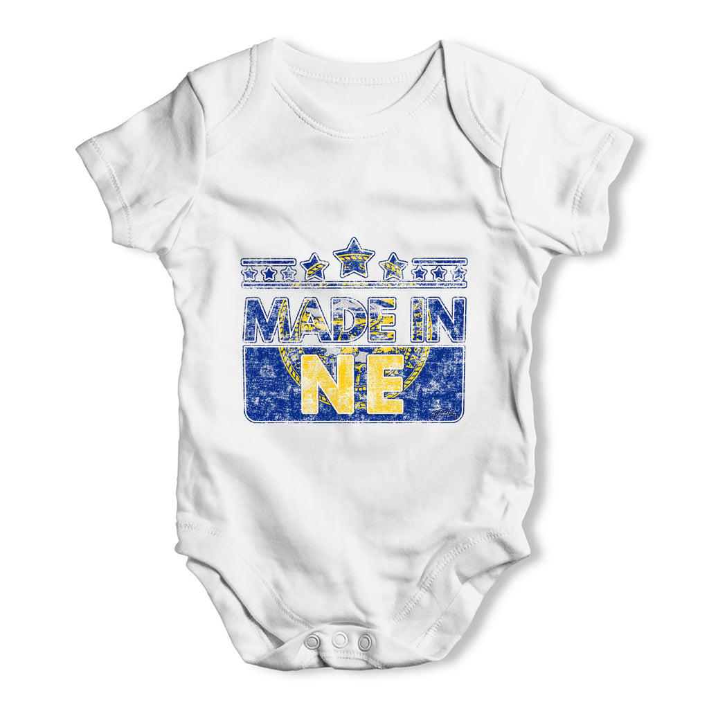 Made In NE Nebraska Baby Grow Bodysuit