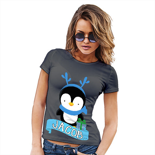 Baby Penguin Personalised Women's T-Shirt 