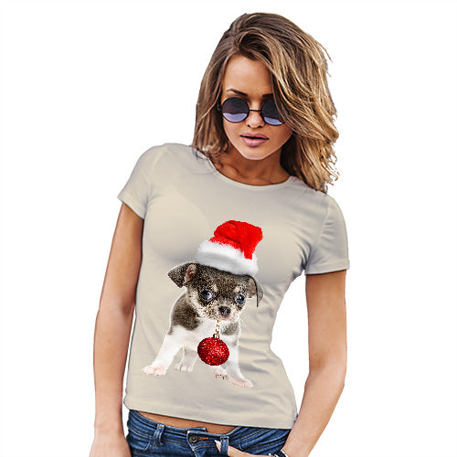 Christmas Bauble Puppy Women's T-Shirt 