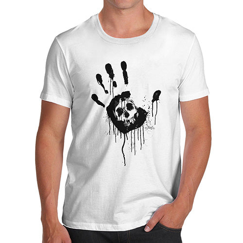 Skull Handprint Men's T-Shirt