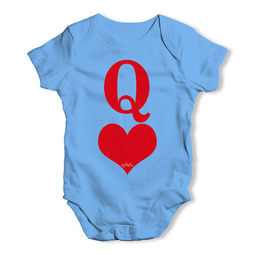 Queen Of Hearts Baby Unisex Baby Grow Bodysuit