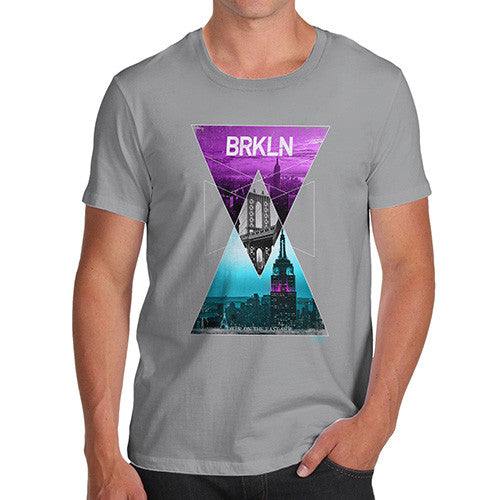 Brooklyn Neon Triangles Men's T-Shirt